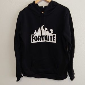 Youth Fortnite lightweight Hoodie Black - Large